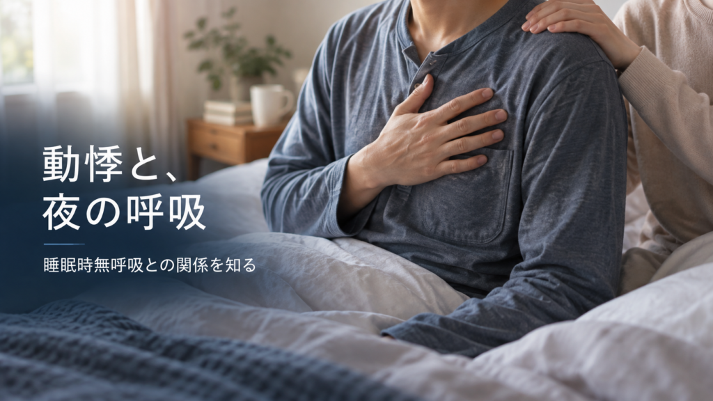 心房細動と睡眠時無呼吸｜動悸がある人の夜の呼吸