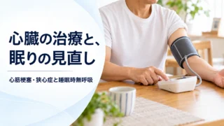 心筋梗塞・狭心症の治療中に、眠りも見直す