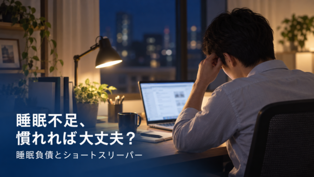 睡眠不足、慣れれば大丈夫？ 睡眠負債とショートスリーパー