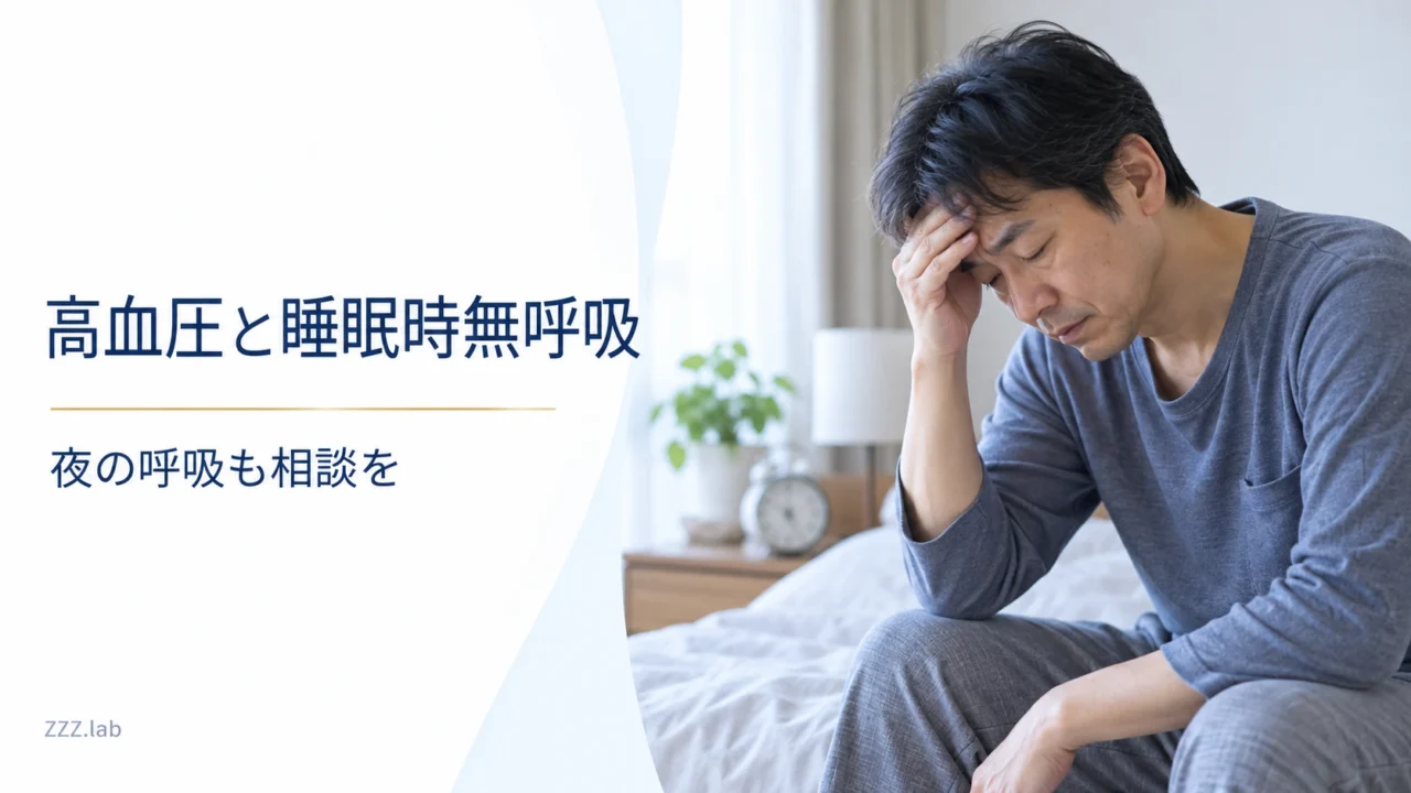 高血圧と睡眠時無呼吸｜夜の呼吸も相談を