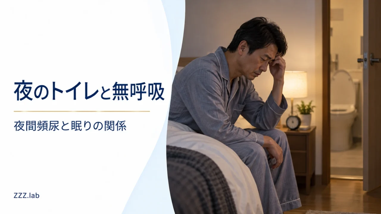 夜のトイレと無呼吸｜夜間頻尿と眠りの関係