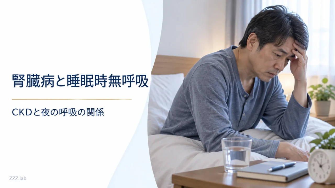 腎臓病と睡眠時無呼吸｜CKDと夜の呼吸の関係